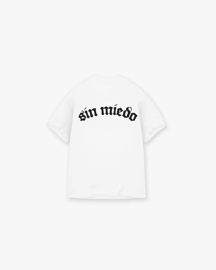 'SIN MIEDO' FRONT LOGO TEE