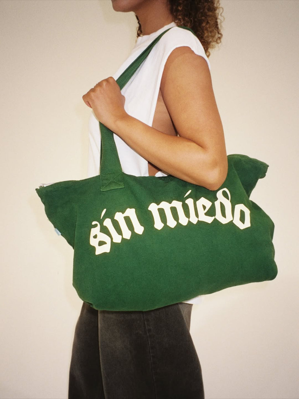 Selva Zip Up Denim Tote
