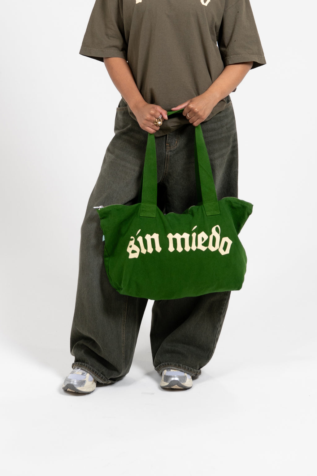 Selva Zip Up Denim Tote