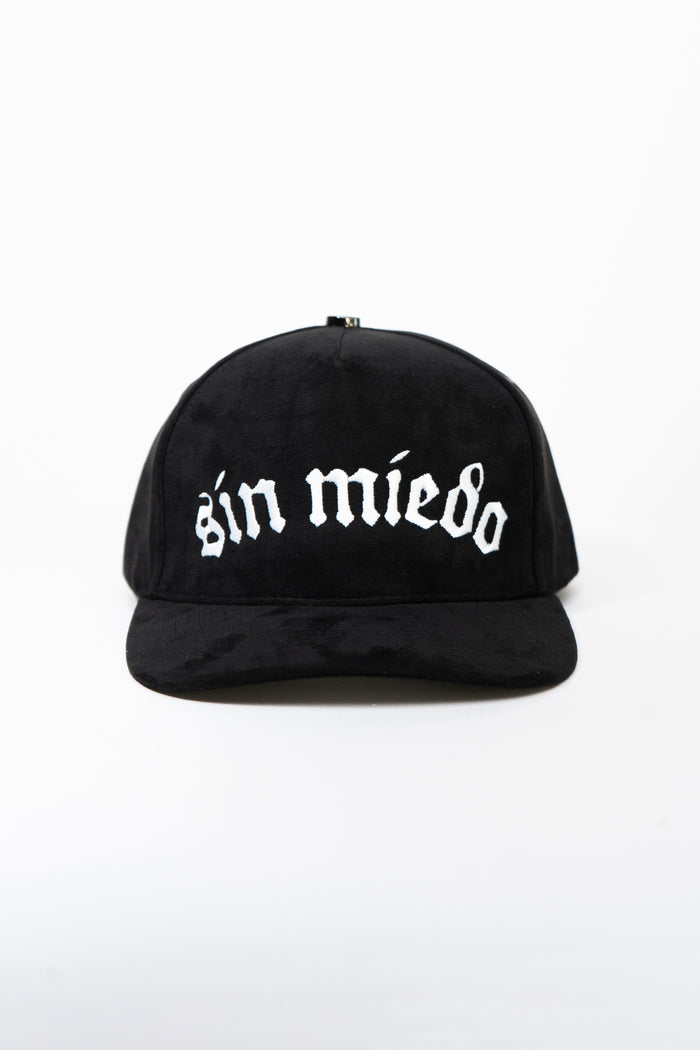 BLACK SUEDE HAT
