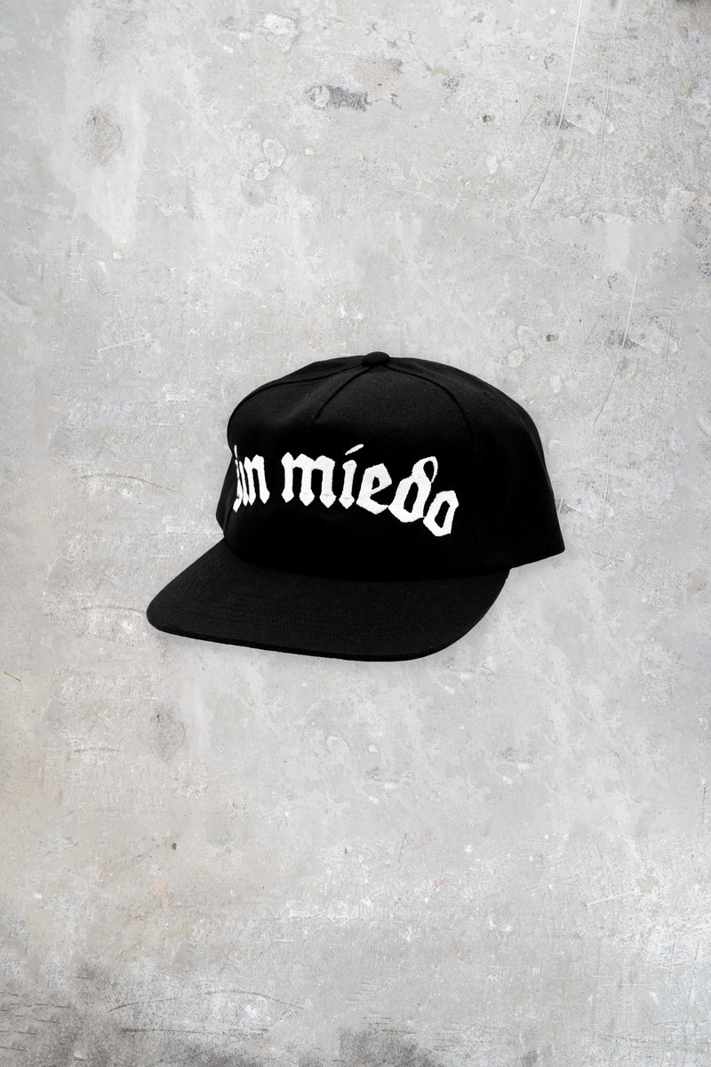 Black Sin Miedo hat, alternate view