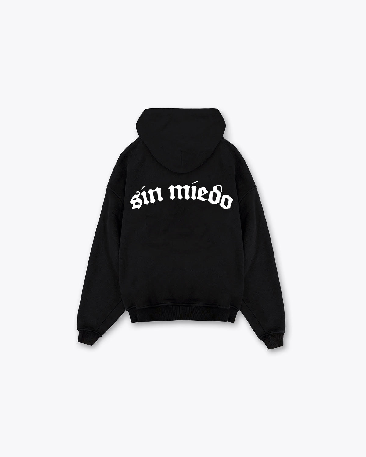 Sin Miedo back logo hoodie, made in Los Angeles