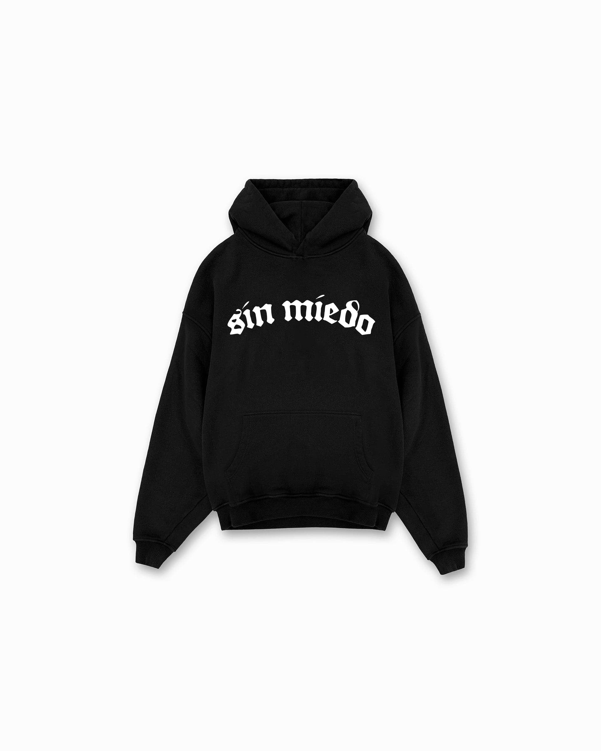 'SIN MIEDO' FRONT LOGO HOODIE
