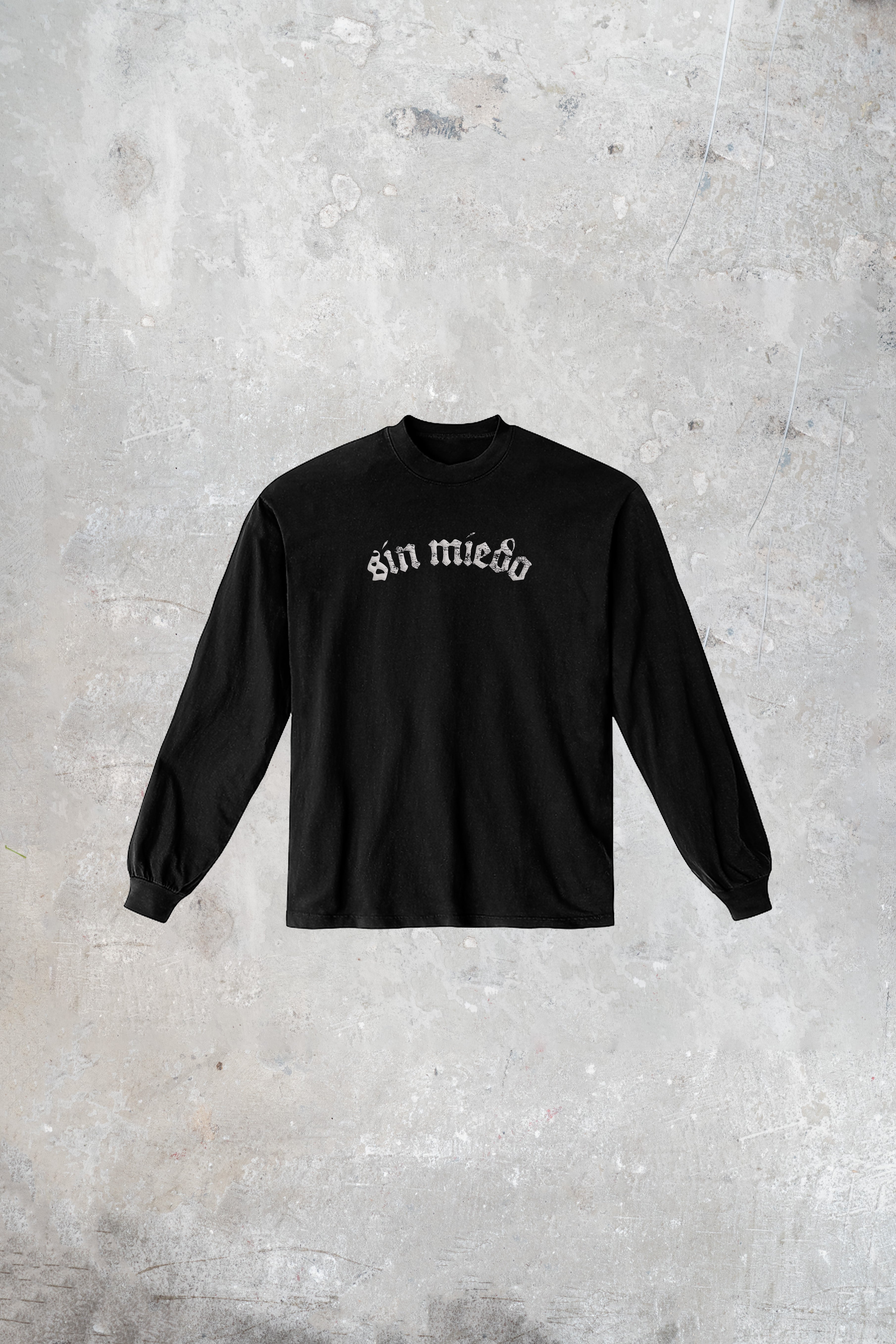 BLACK CEMENTO LONG SLEEVE