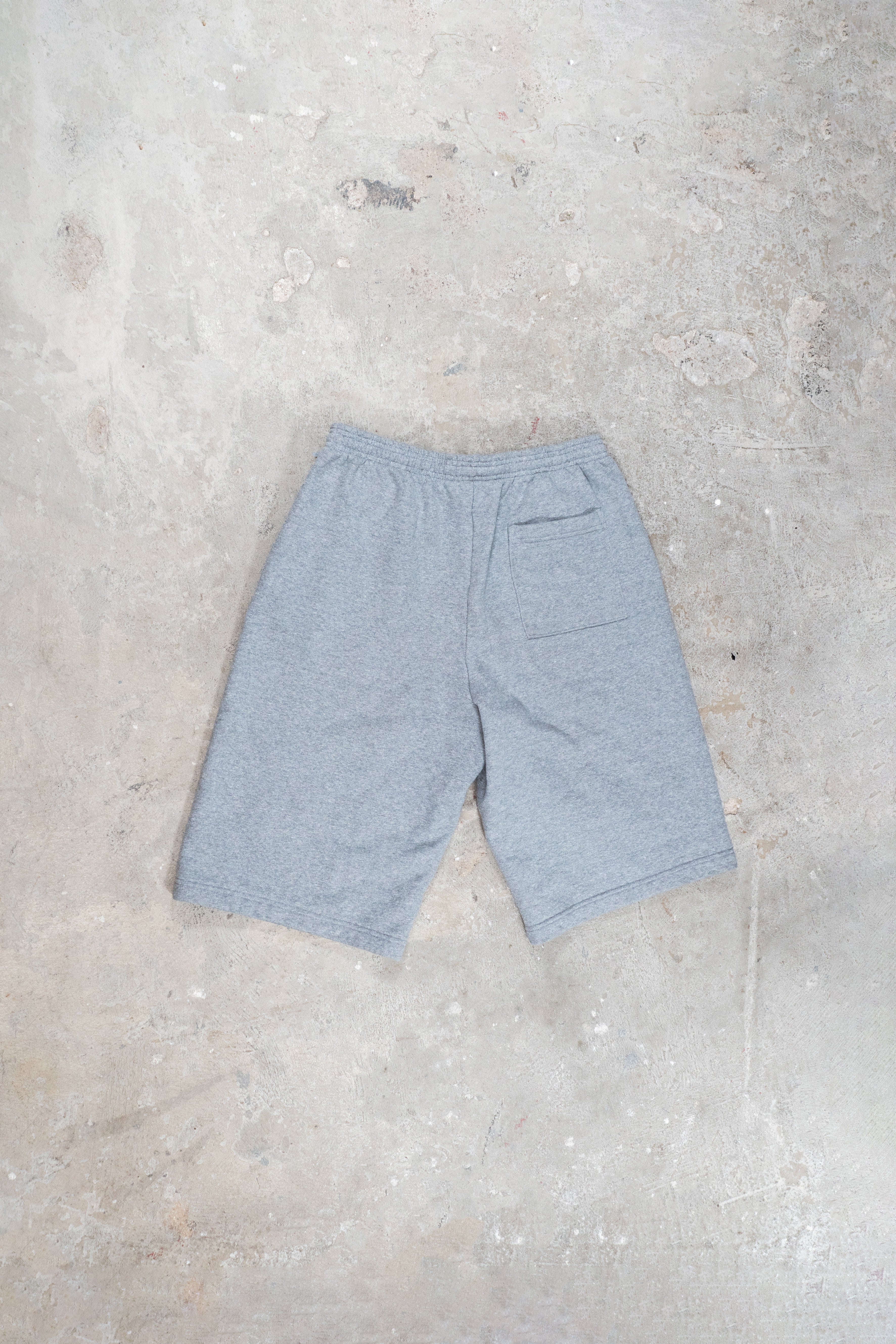 GREY CEMENTO WIDE SHORTS