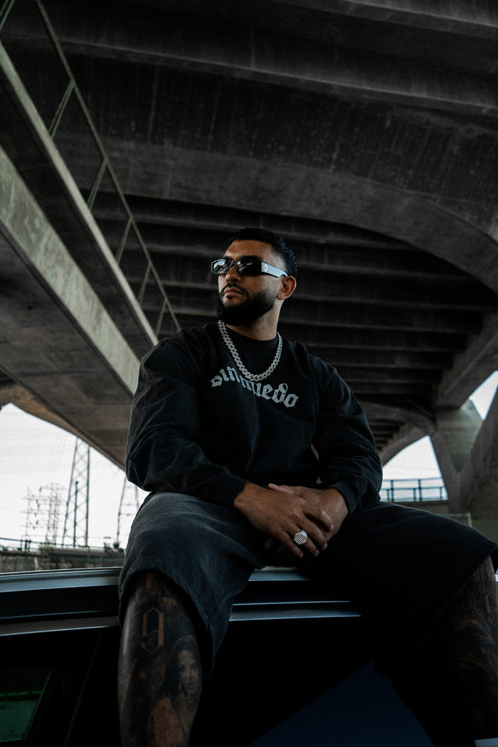 CEMENTO: OFF BLACK CEMENTO CREWNECK
