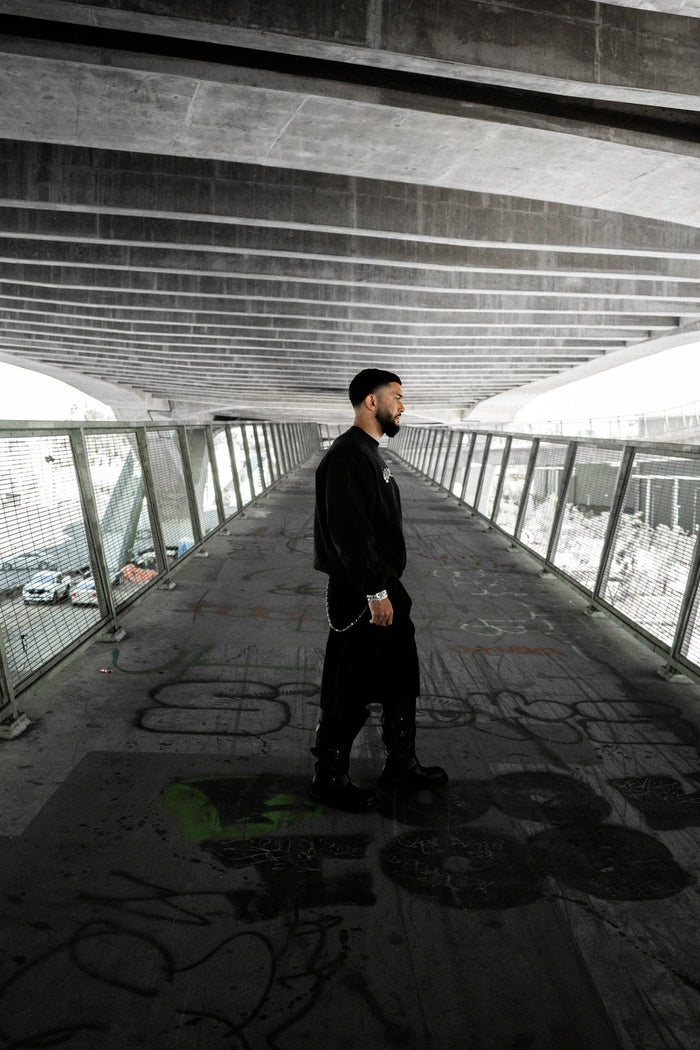CEMENTO: OFF BLACK CEMENTO CREWNECK