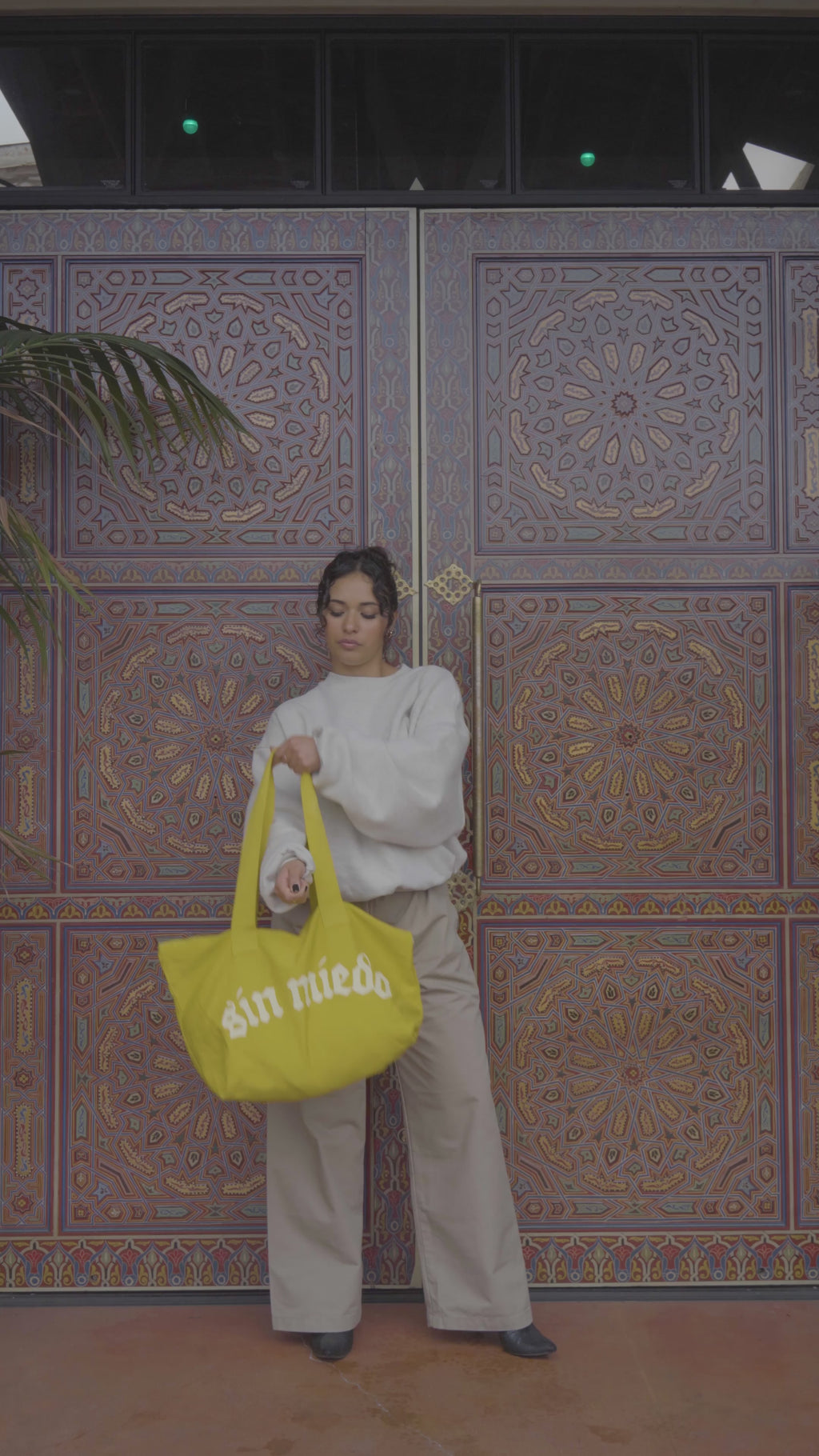 Sol Zip Up Denim Tote