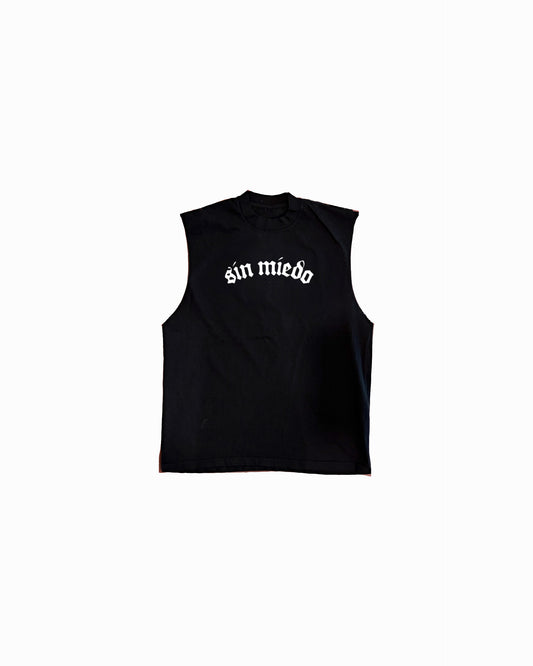 Sleeveless Black T-Shirt