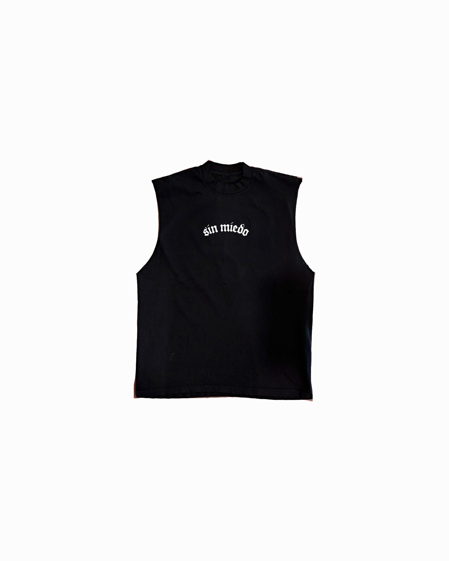 Sleeveless Black T-Shirt