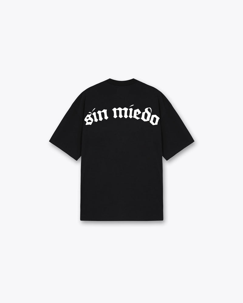 Sin Miedo back logo tee, made in Los Angeles
