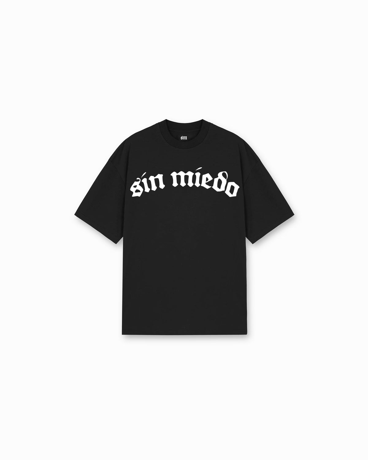 Sin Miedo front logo tee, made in Los Angeles